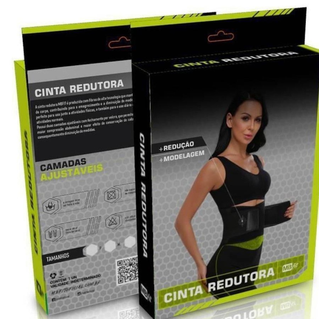 Cinta Redutora Mbfit Modeladora Abdominal Ajustável - Adulto