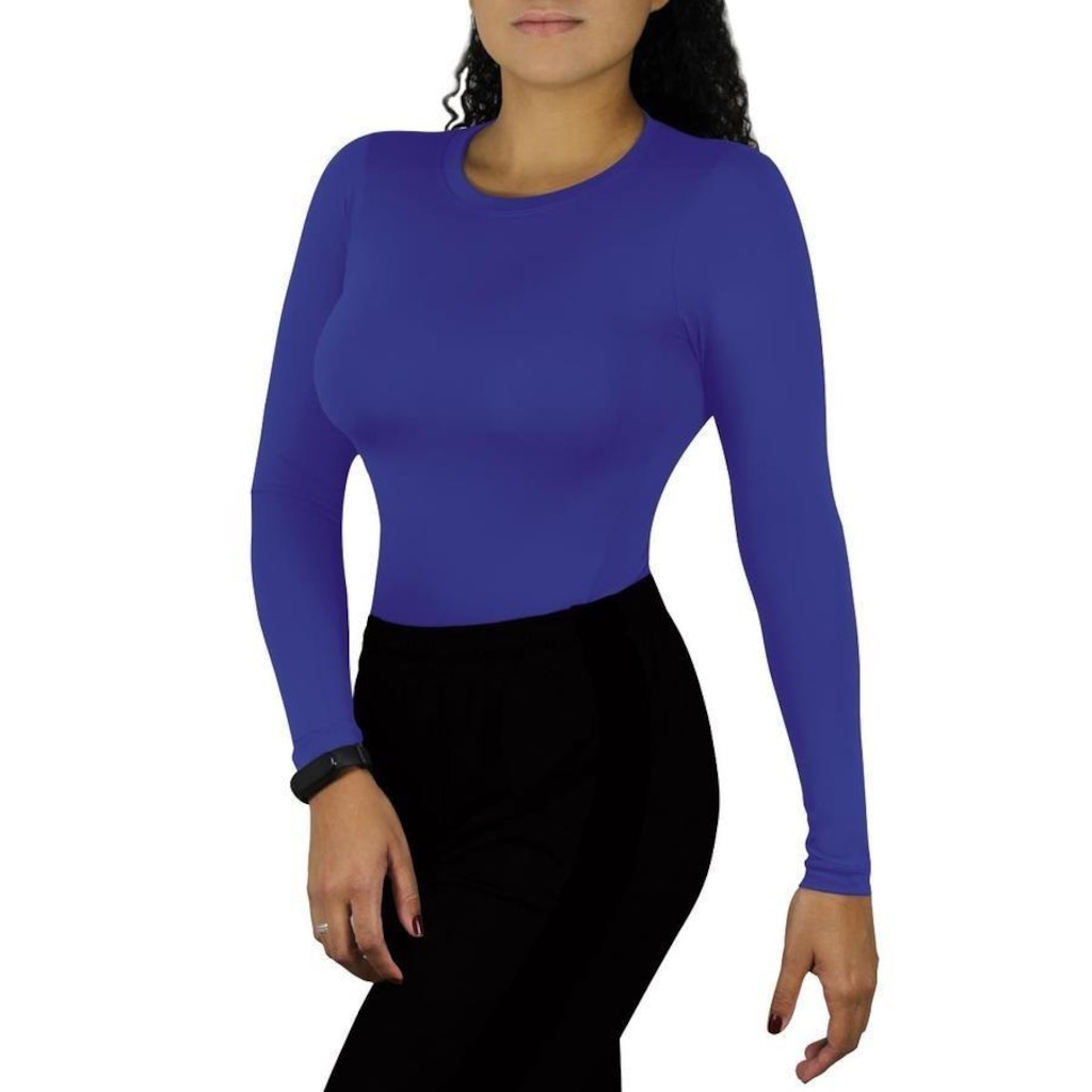 Imagem 2 do produto Camisa Térmica e Compressão Finta Manga Longa Uv 50 - Feminina