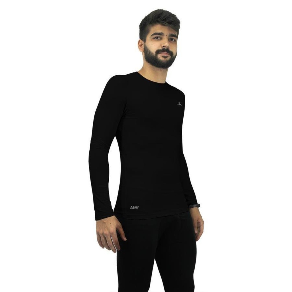 Imagem 2 do produto Camisa Térmica e Compressão Finta Manga Longa Uv 50 - Masculina