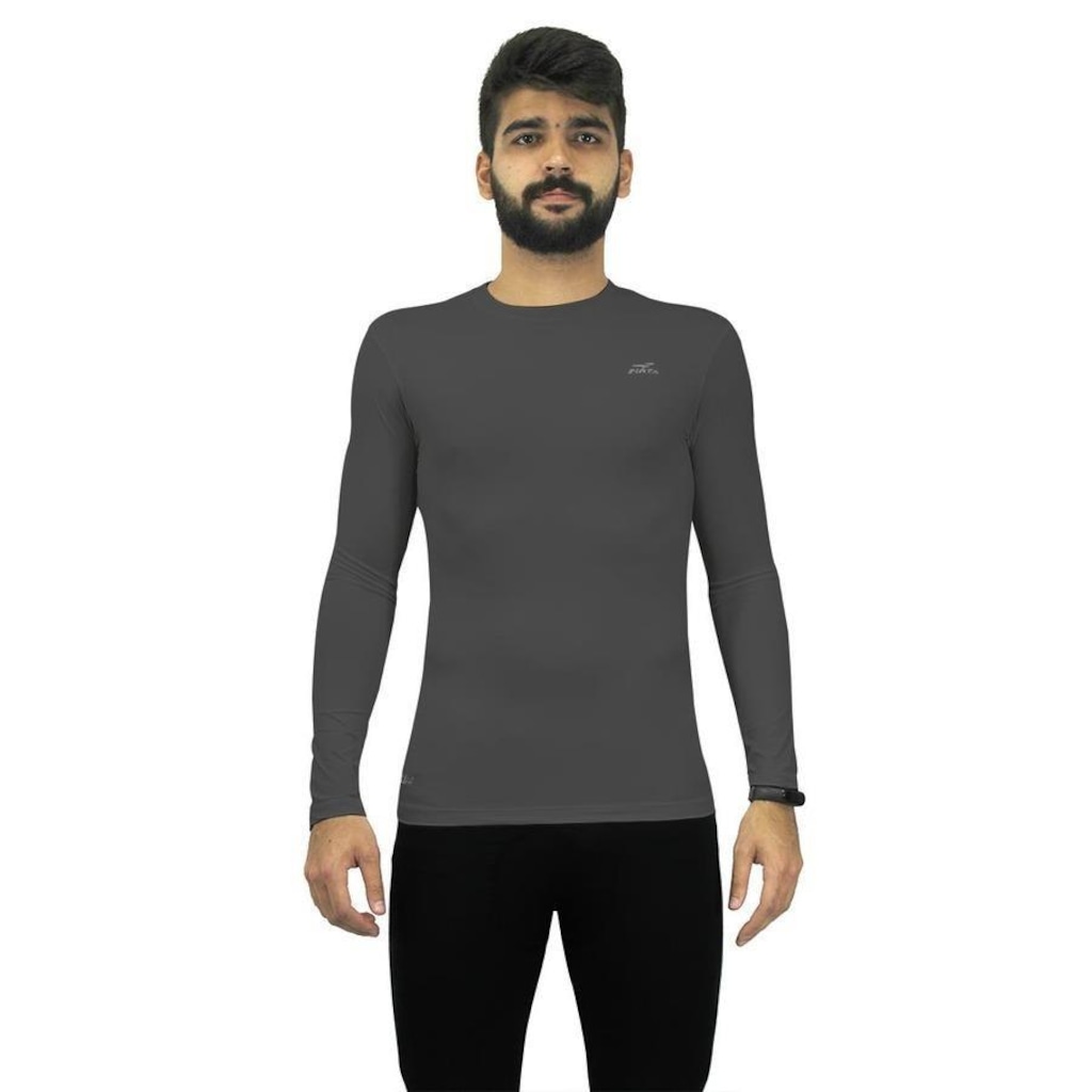 Camisa Térmica e Compressão Finta Manga Longa Uv 50 - Masculina