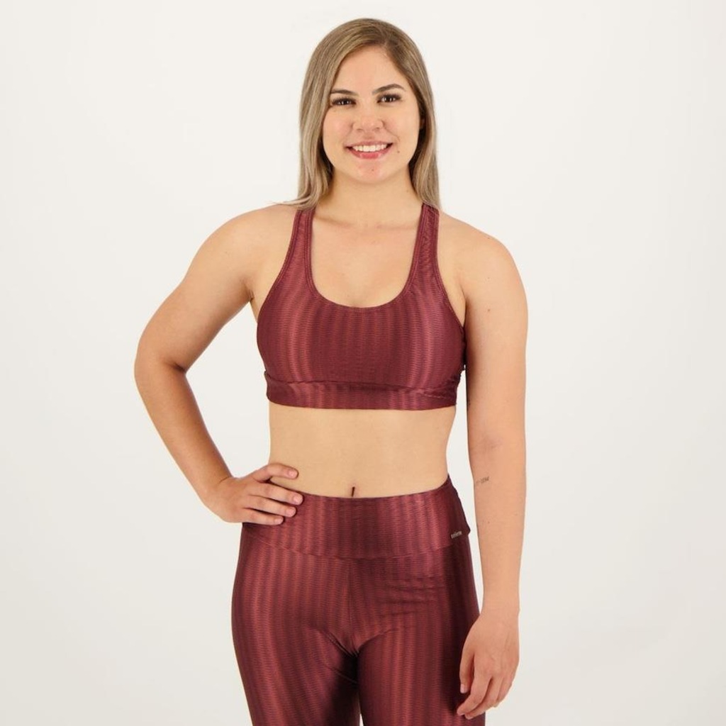 Top Fitness com Bojo Removível Selene 3D - Feminino