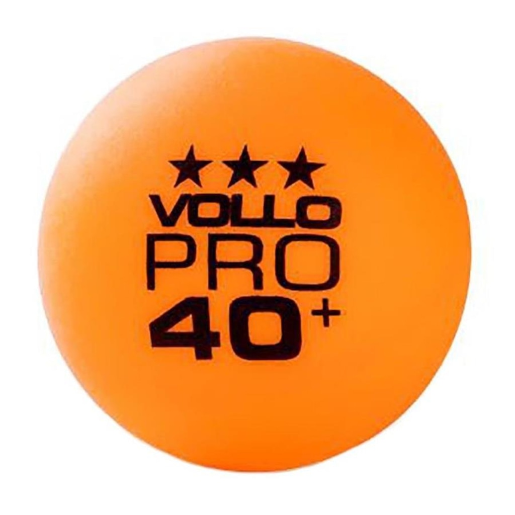 Bola de Tênis de Mesa Vollo 3 Estrelas Pro 40+