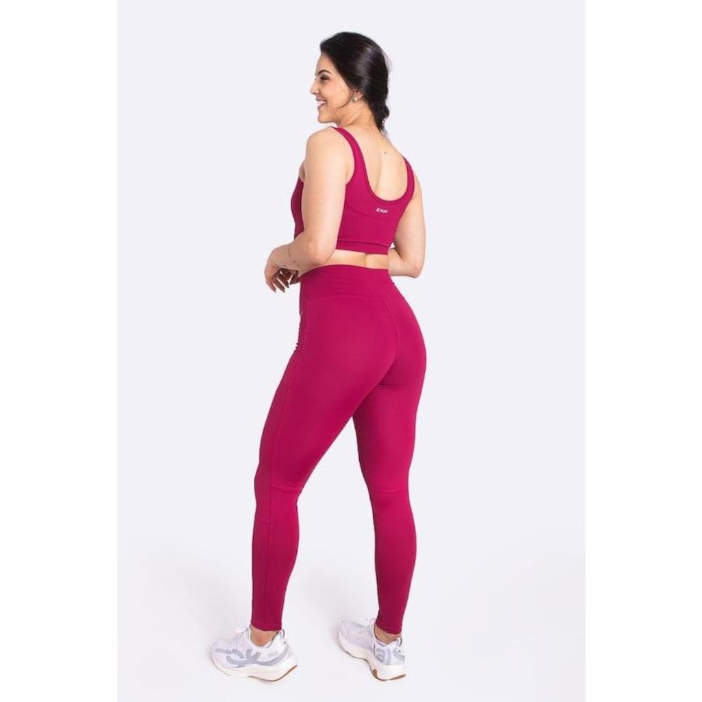 Imagem 5 do produto Top Fitness com Bojo Hupi Diversit Cereja - Feminino