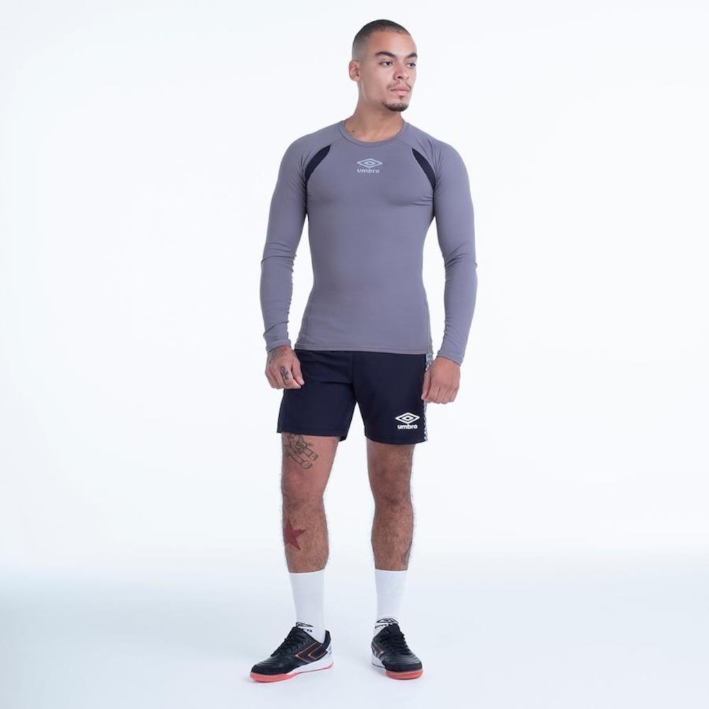 Imagem 3 do produto Camisa Térmica Umbro Manga Longa Diamond Elite - Masculina