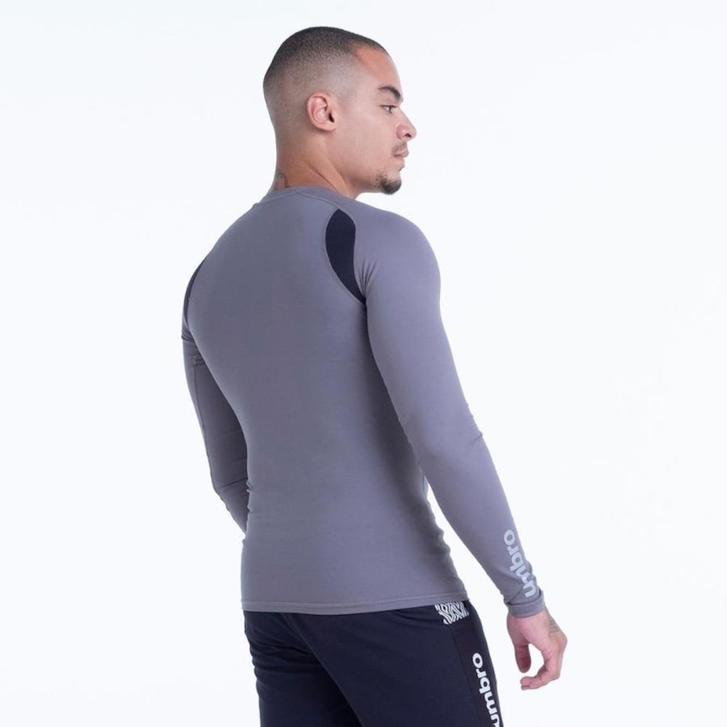 Imagem 4 do produto Camisa Térmica Umbro Manga Longa Diamond Elite - Masculina