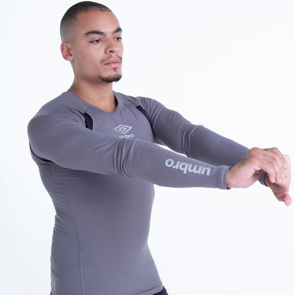 Imagem 5 do produto Camisa Térmica Umbro Manga Longa Diamond Elite - Masculina