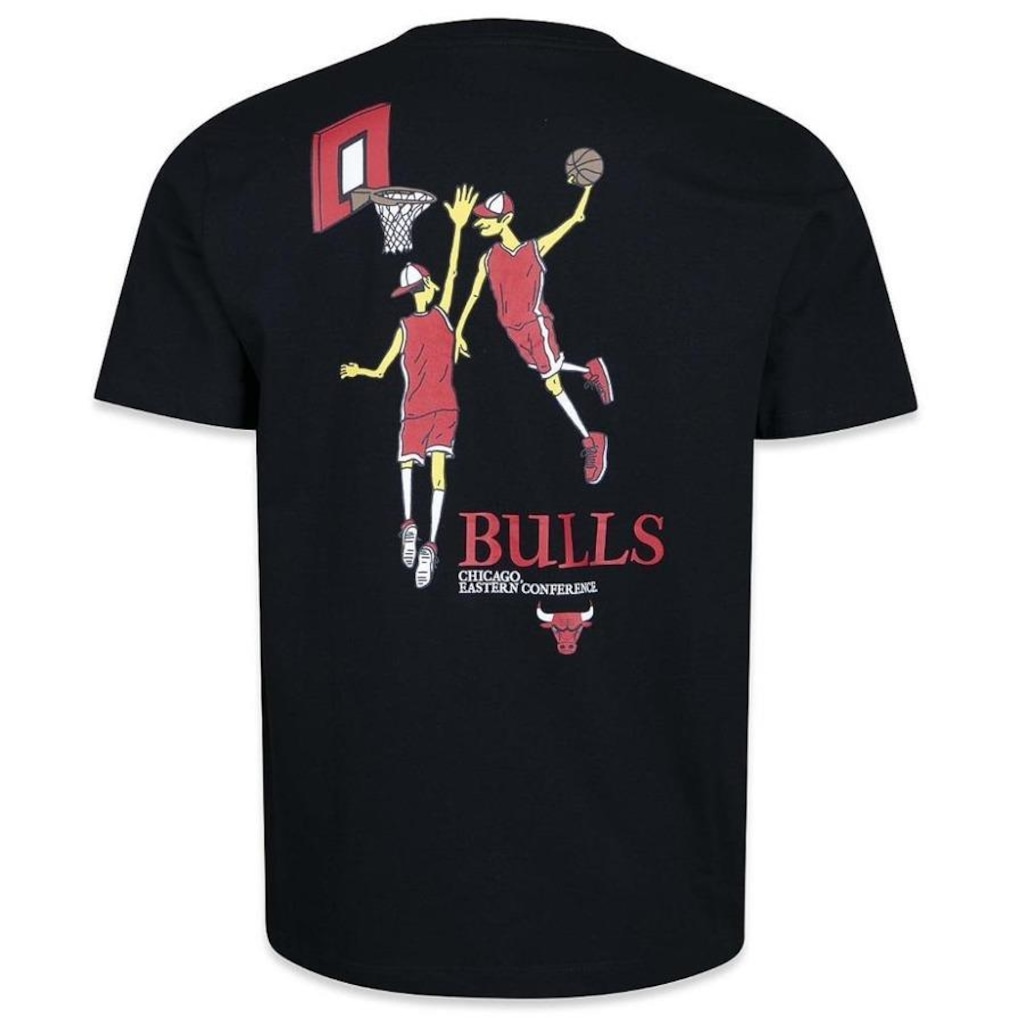 Imagem 2 do produto Camiseta New Era Freestyle Chicago Bulls Nba - Masculina