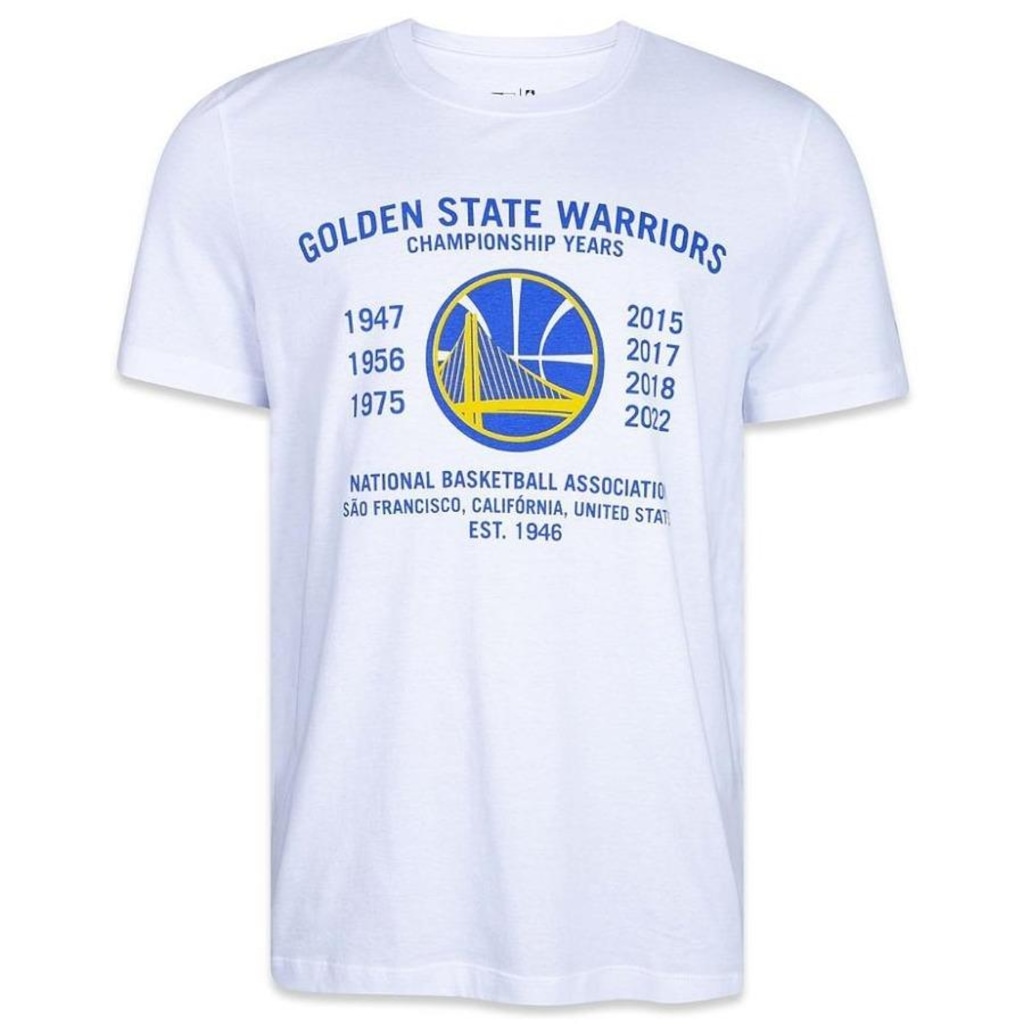 Camiseta New Era Golden State Warriors NBA Building - Masculina