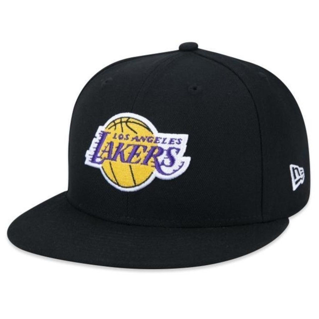 Boné Aba Curva New Era 5950 Core Nba Los Angeles Lakers - Fechado - Adulto