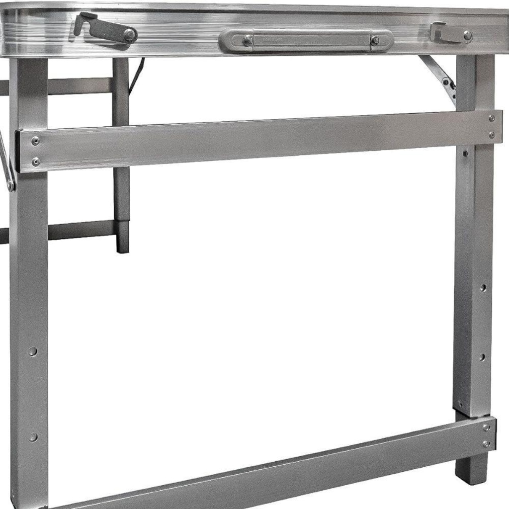 Imagem 3 do produto Mesa Dobrável Pelegrin Pel-0210B em Metal Vira Maleta