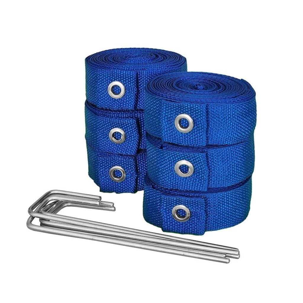 Imagem 5 do produto Kit Vôlei de Praia Gismar Redes com Rede Oficial 2 Faixas + Fita de Marcação