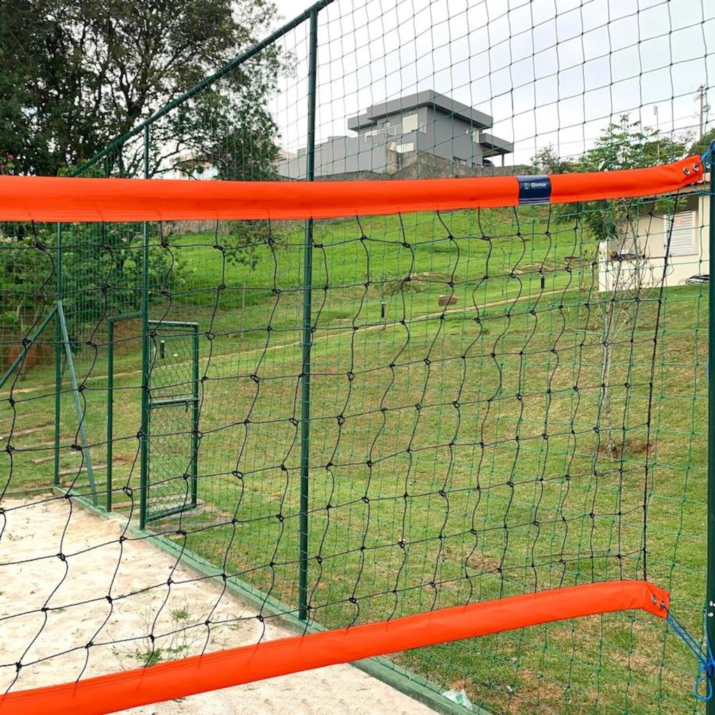 Imagem 4 do produto Kit Vôlei de Praia Gismar Redes com Rede Oficial 2 Faixas + Fita de Marcação
