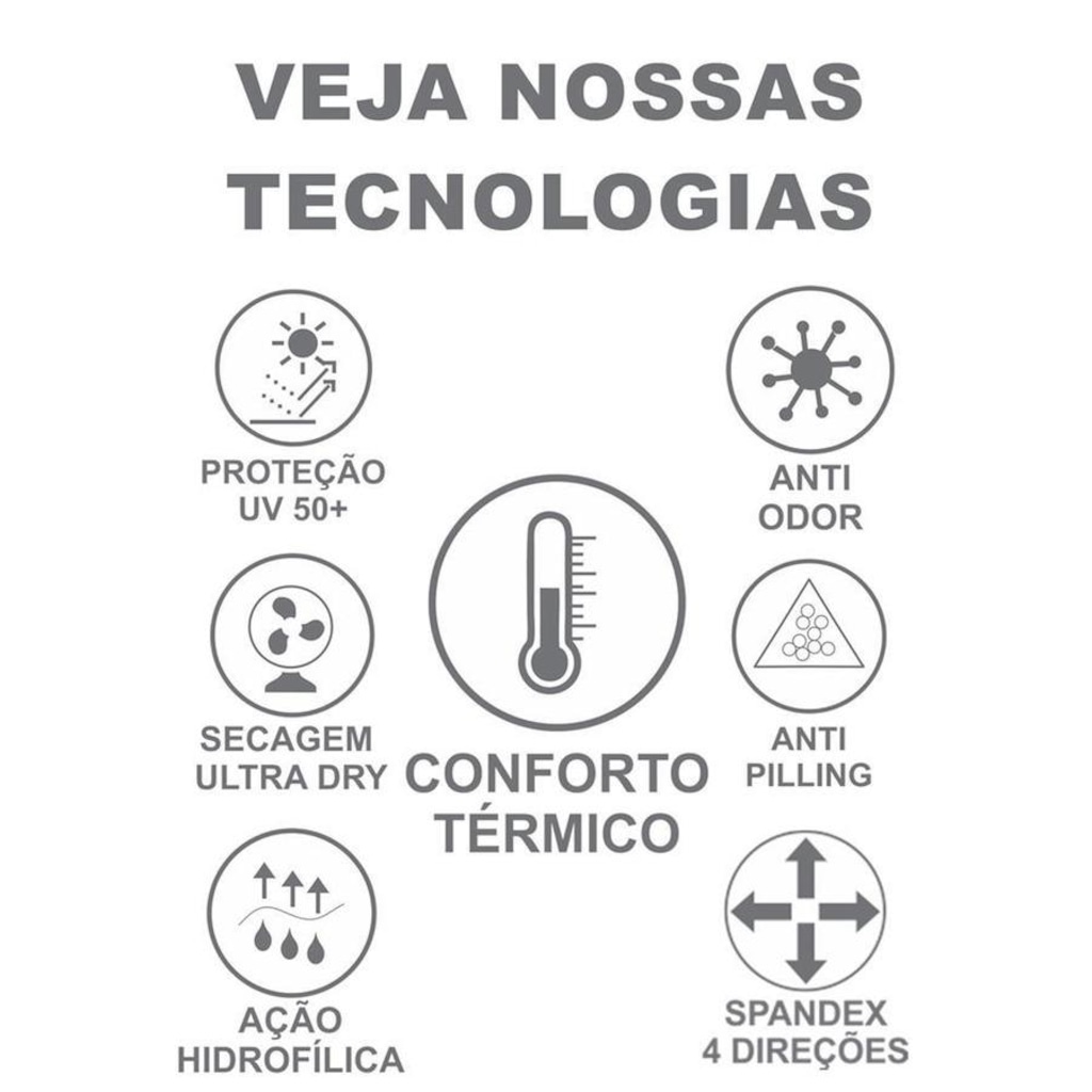 Imagem 5 do produto Camiseta Térmica Roupas Térmicas Rt - Masculina
