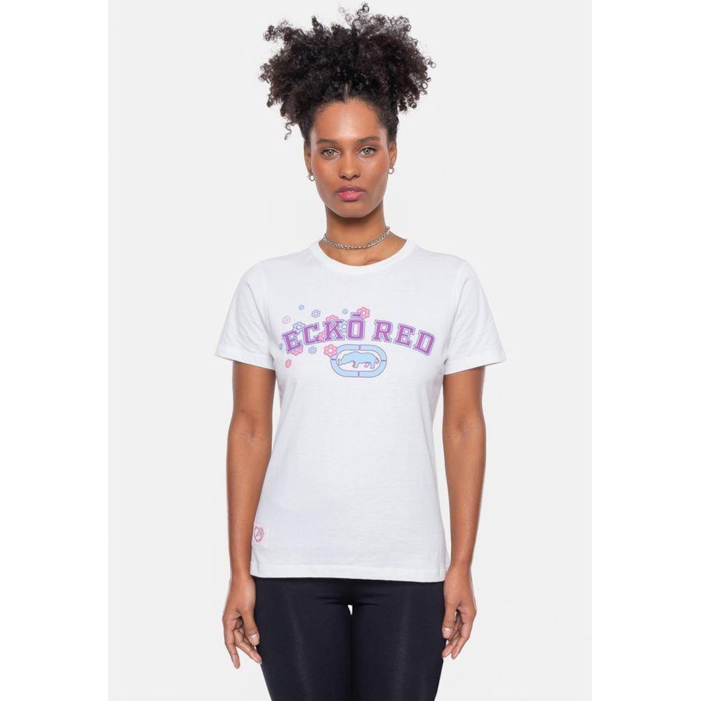 Camiseta Ecko Estampada Off Ecko - Feminina