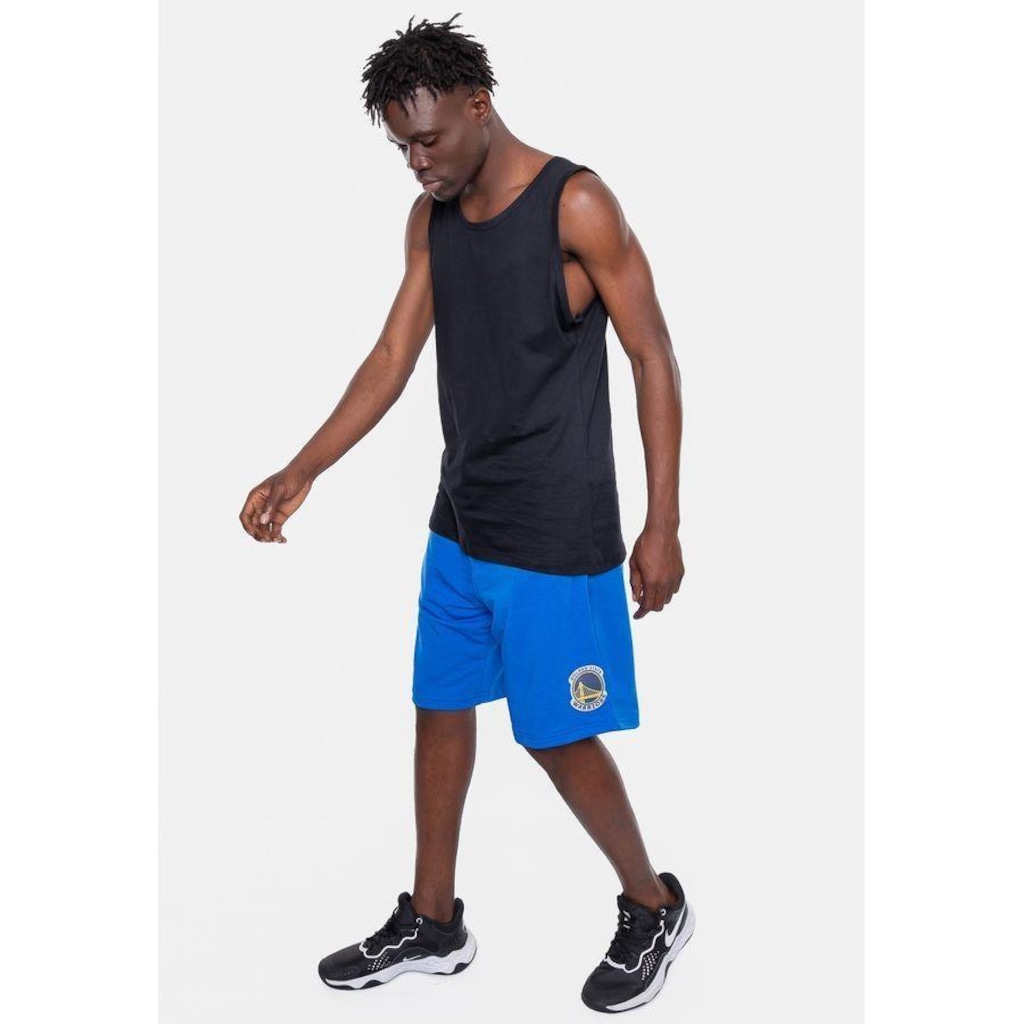 Imagem 4 do produto Bermuda De Moletom NBA Over Golden State Warriors Kllin - Masculina