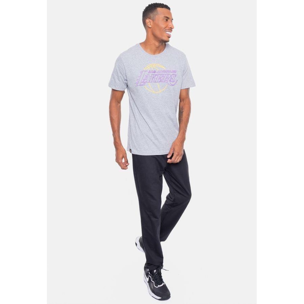 Imagem 5 do produto Camiseta Nba Logo Sign Los Angeles Lakers Nba - Masculina