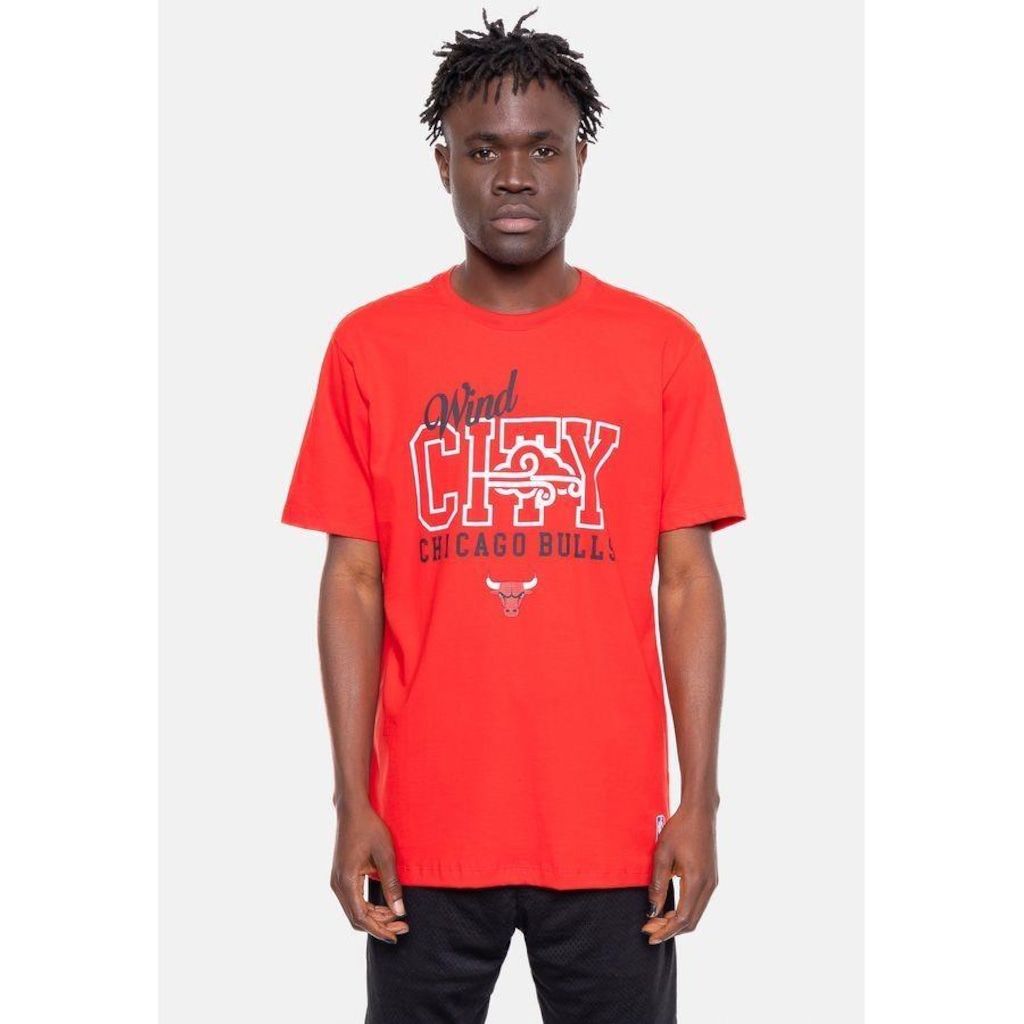 Camiseta NBA Postcard Chicago Bulls NBA - Masculina