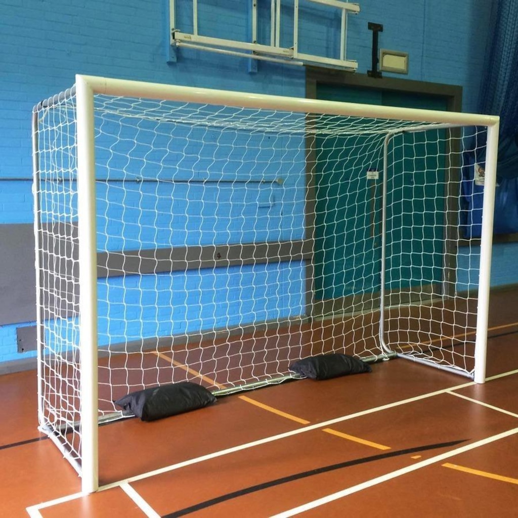 Imagem 3 do produto Rede para Trave Gismar Redes Futsal Fio 4 Caixote Nylon Futebol de Salão - Par
