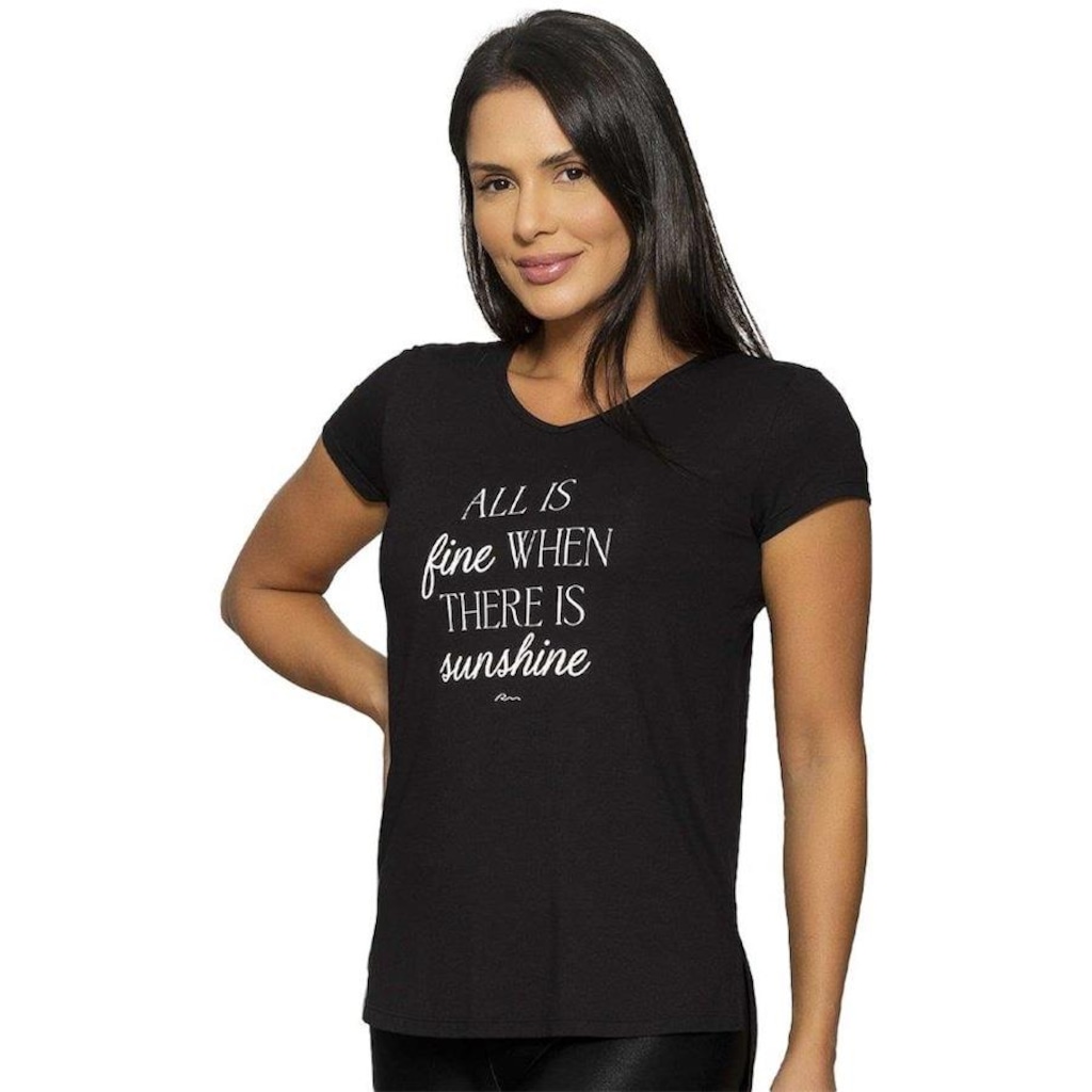 Imagem 3 do produto Camiseta Run More Sunshine - Feminina