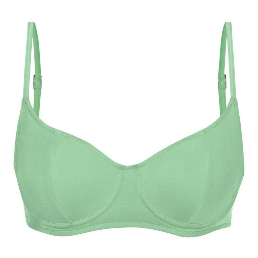 Biquíni She Top Meia Taça Liso Feminino