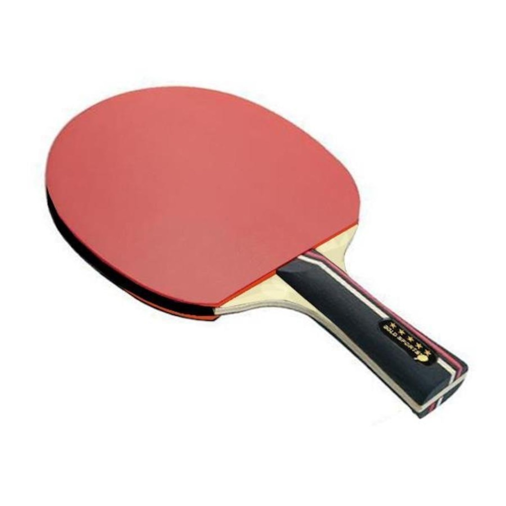 Imagem 2 do produto Kit de Tênis de Mesa Gold Sports War: 2 Raquete 5 Star + 6 Bolas 3Star + 2 Raqueteiras