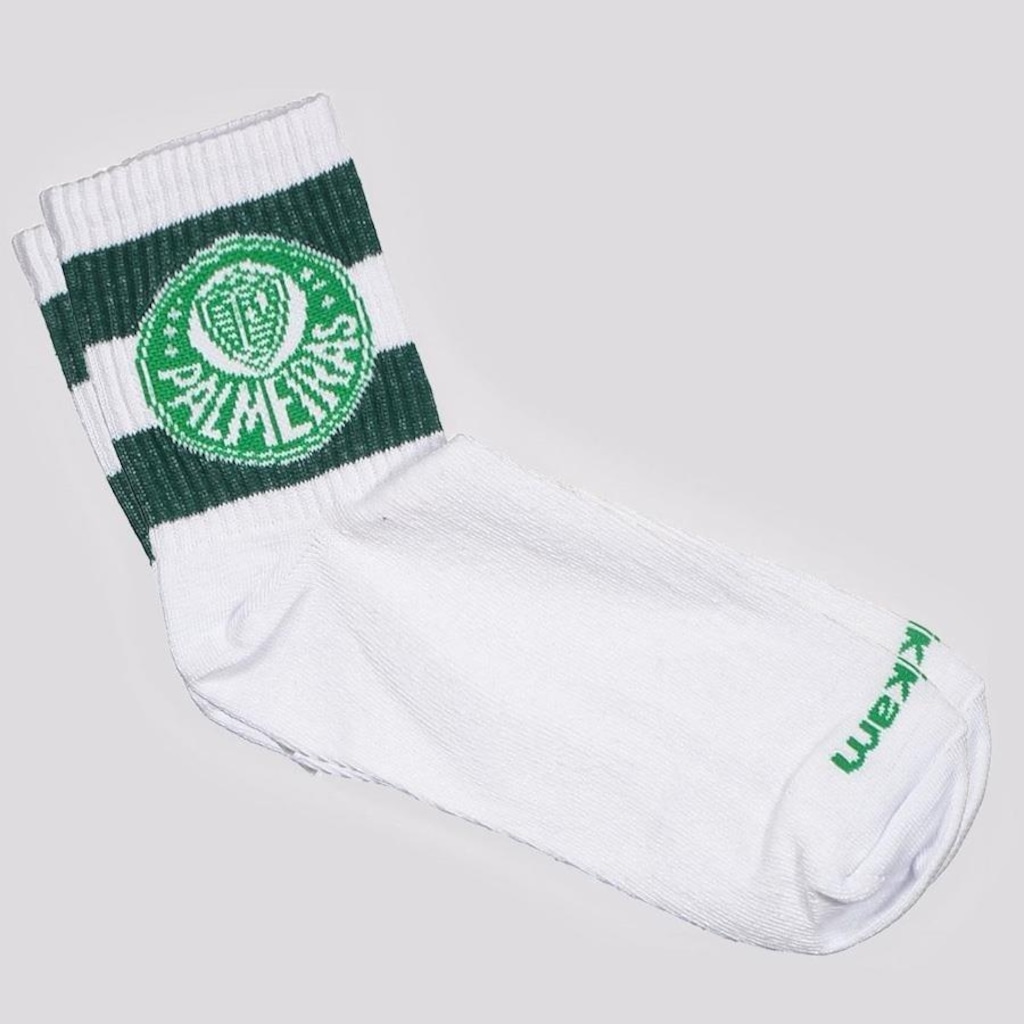 Imagem 1 do produto Meias do Palmeiras Rikam Cano Médio Escudo - 38 a 43 - Unissex