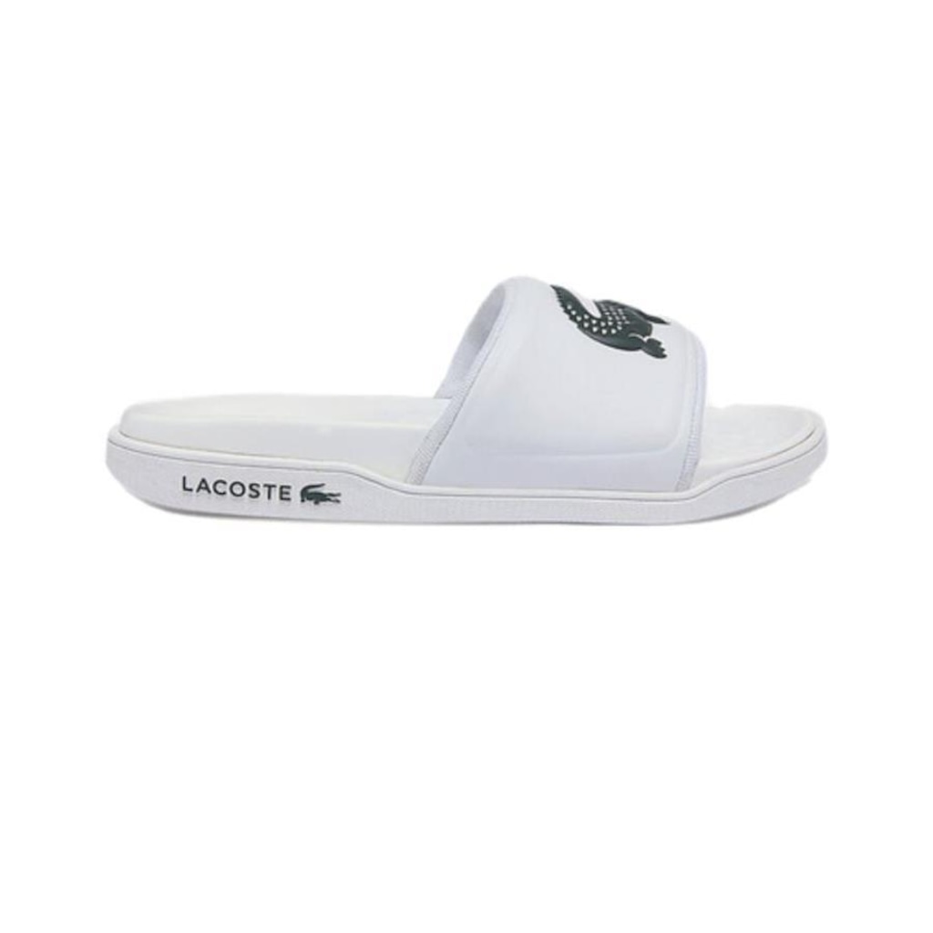 Chinelo Slide Lacoste Croco Dualiste - Adulto - Foto 1