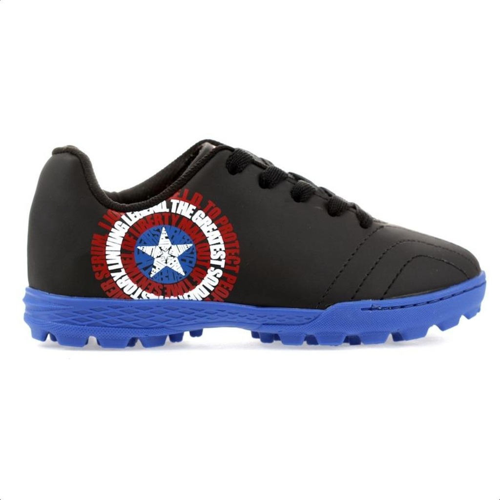 Chuteira Society Dray Marvel 4086 Capitão América - Infantil - Foto 1