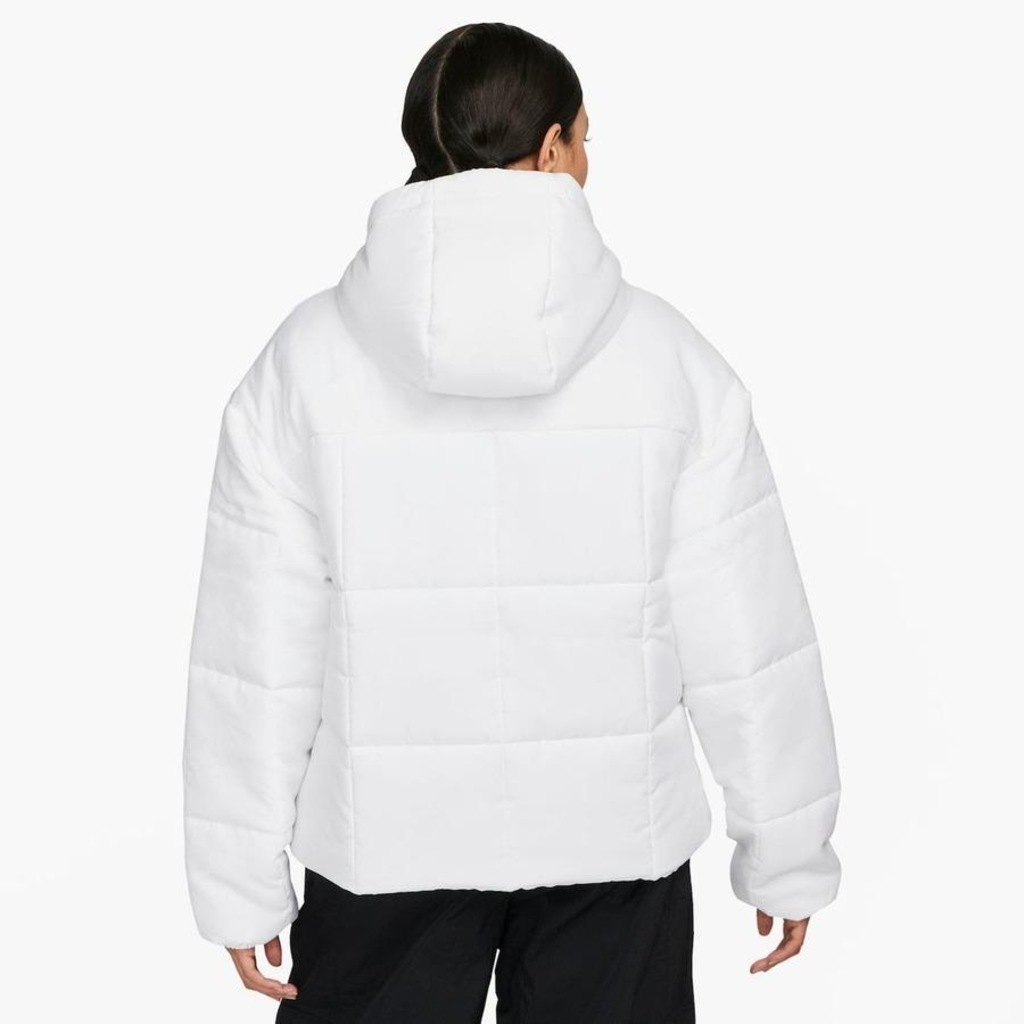 Jaqueta com Capuz Nike Sportswear Classic Puffer - Feminina - Foto 2