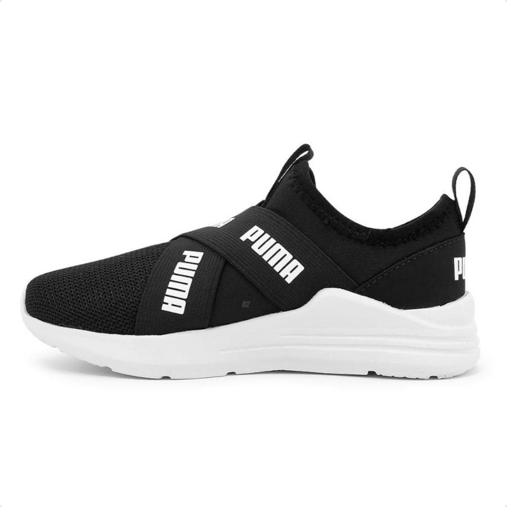 Imagem 2 do produto Tênis Puma Wired Run Slip On Ps Bdp + 3 Pares de Meias - Infantil