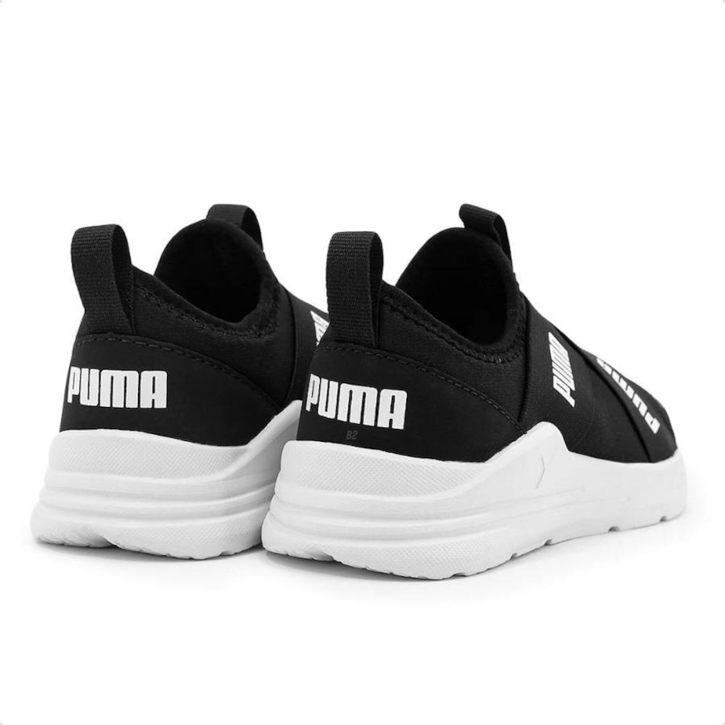 Imagem 3 do produto Tênis Puma Wired Run Slip On Ps Bdp + 3 Pares de Meias - Infantil