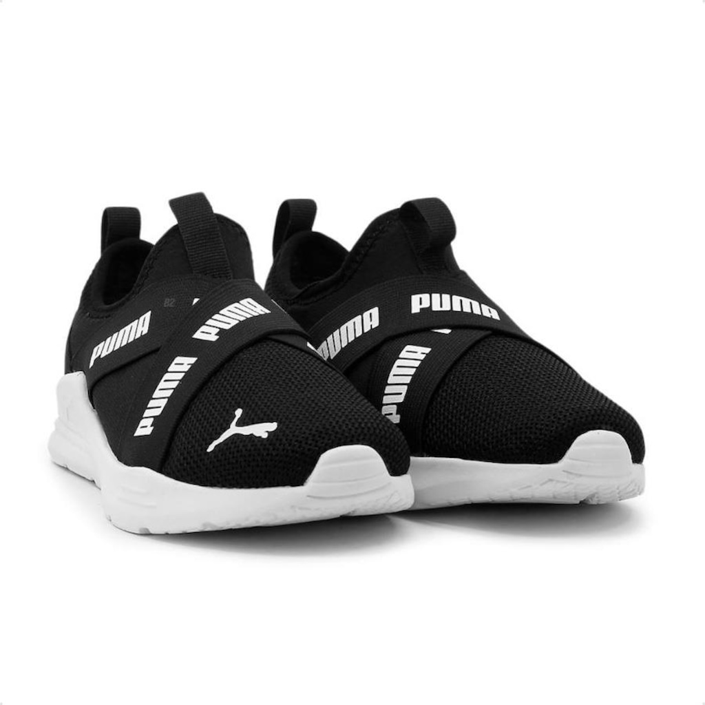 Imagem 4 do produto Tênis Puma Wired Run Slip On Ps Bdp + 3 Pares de Meias - Infantil