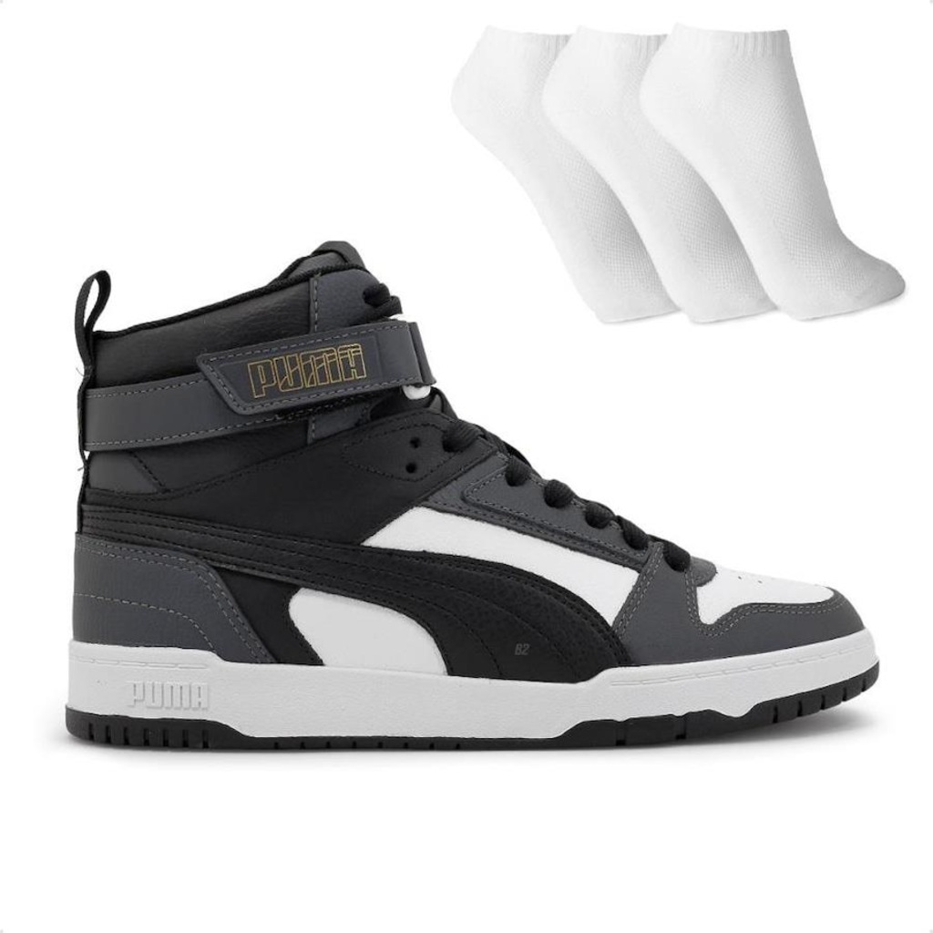 Tênis Puma Rbd Game Bdp + 3 Pares de Meias - Masculino - Foto 1
