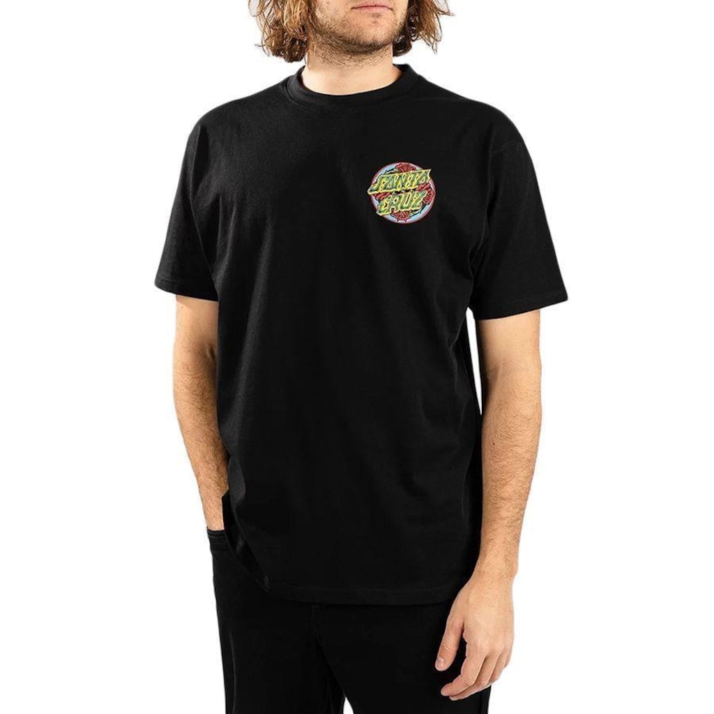 Camiseta Santa Cruz Dressen s Dot - Masculina