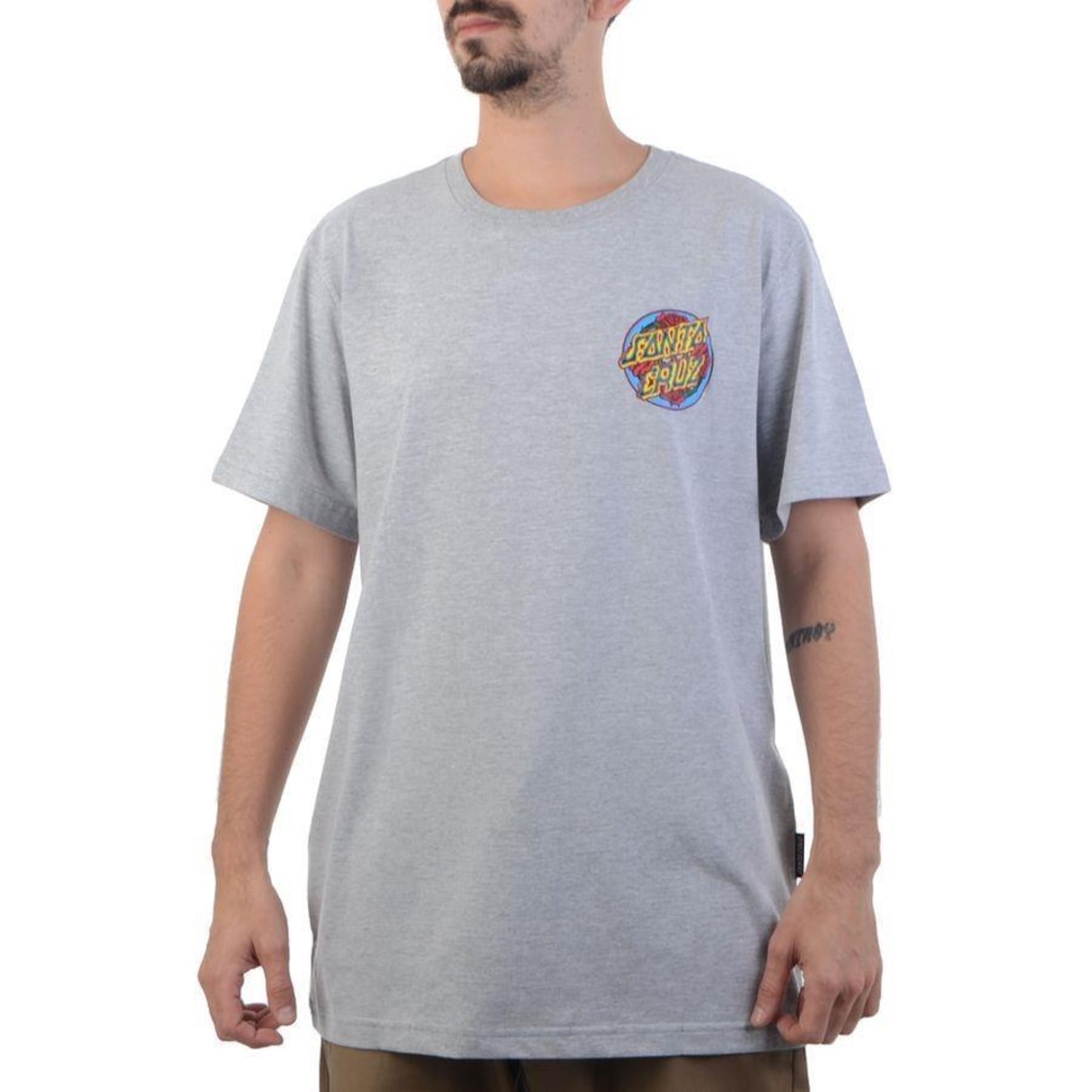 Camiseta Santa Cruz Dressen s Dot - Masculina - Foto 1