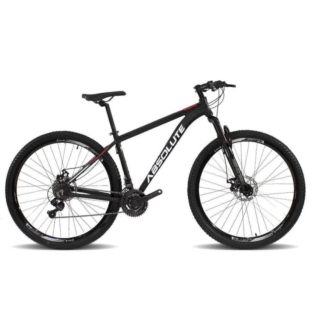 Bicicleta Aro 29 Absolute Nero Aluminio Câmbios Shimano 21V Freio a Disco - Foto 1