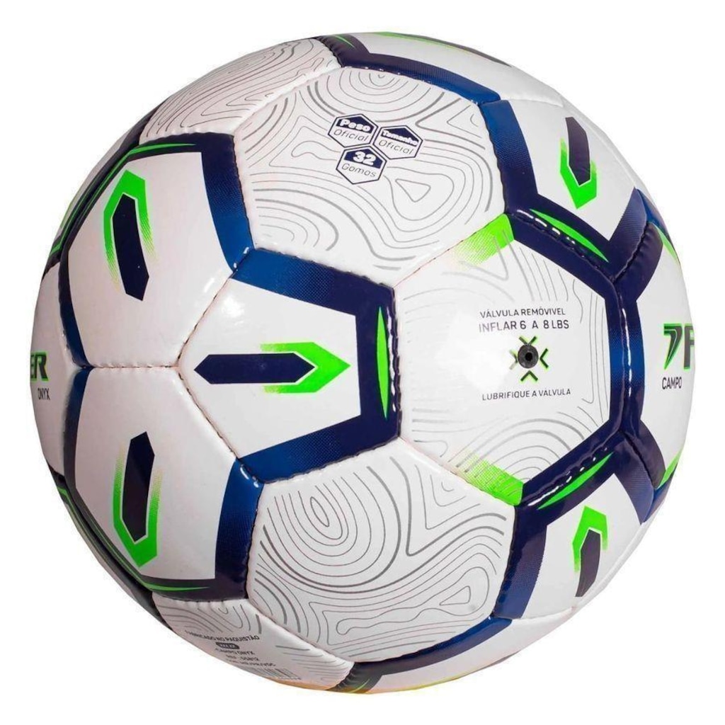 Imagem 3 do produto Bola de Futebol de Campo Poker Extra 32 Gomos Onyx