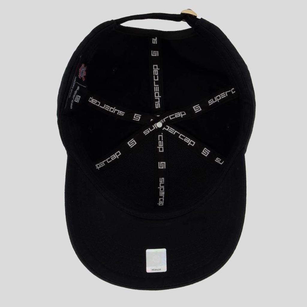 Imagem 4 do produto Boné Aba Curva do Corinthians Supercap Logo - Strapback - Adulto