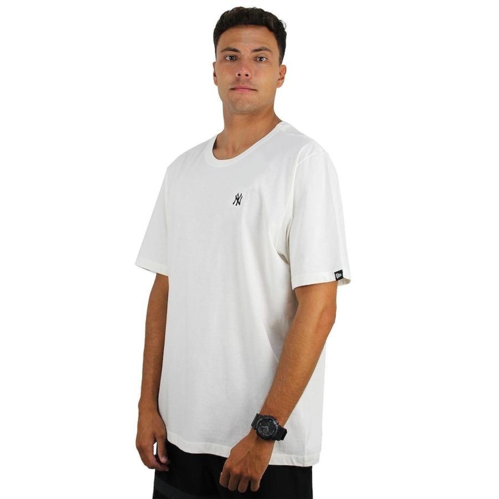 Camiseta New York Yankees Masculina New Era Manga Curta Mini Bordado - Foto 1
