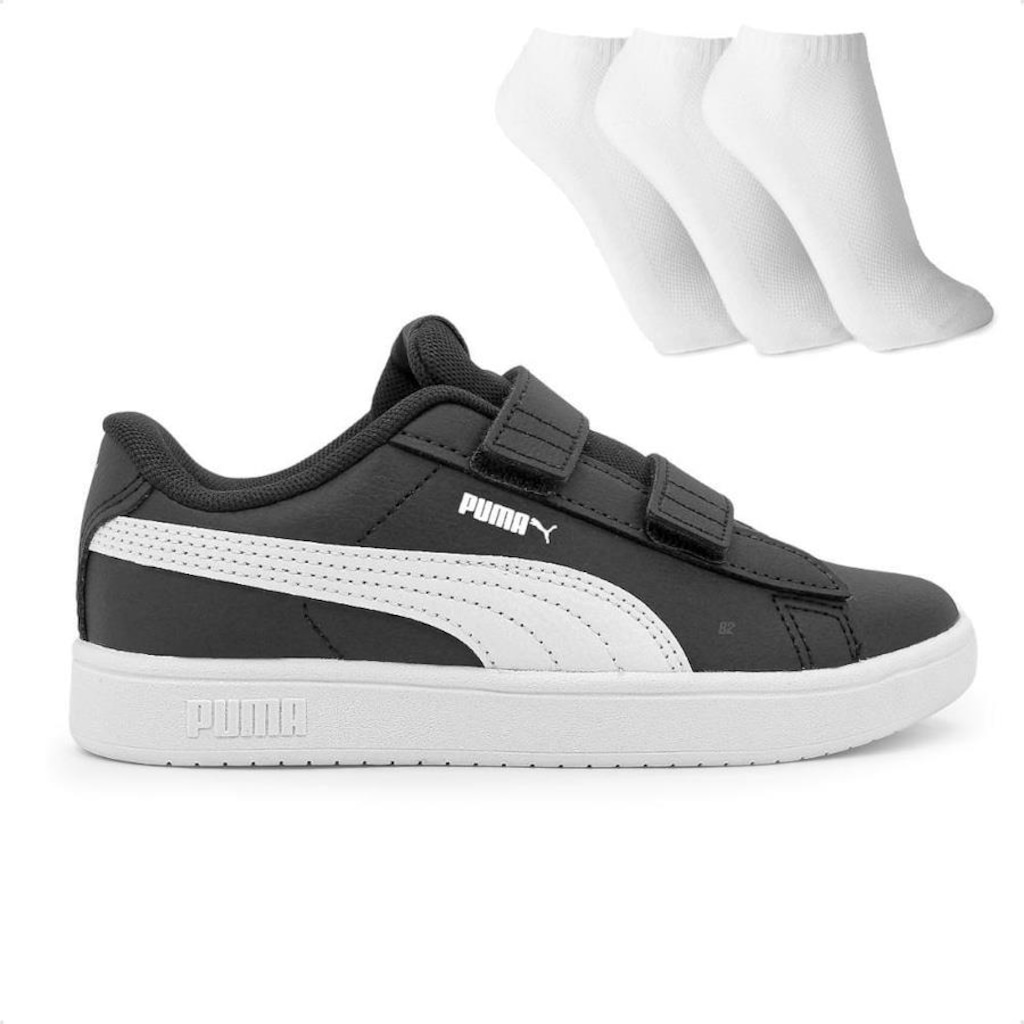 Tênis Puma Rickie Classic V Ps + Meia - Infantil