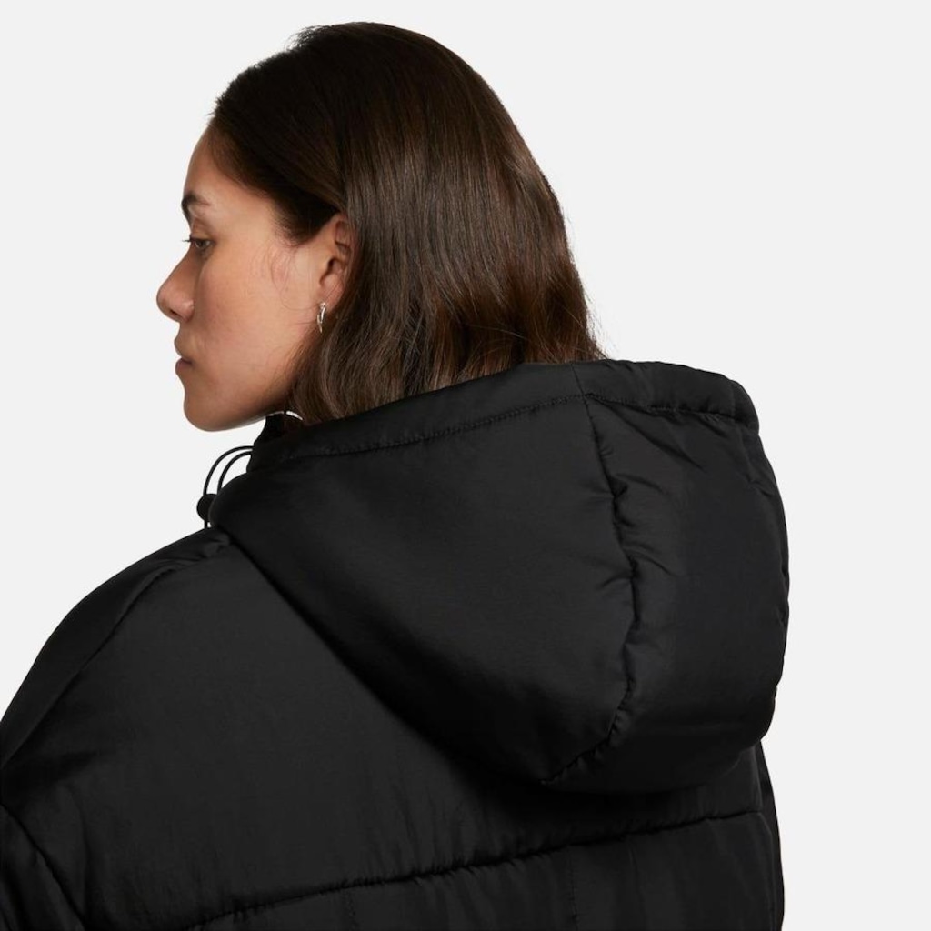 Jaqueta com Capuz Nike Sportswear Classic Puffer - Feminina - Foto 1