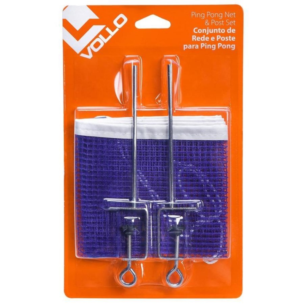 Rede de Tênis de Mesa Vollo com Poste