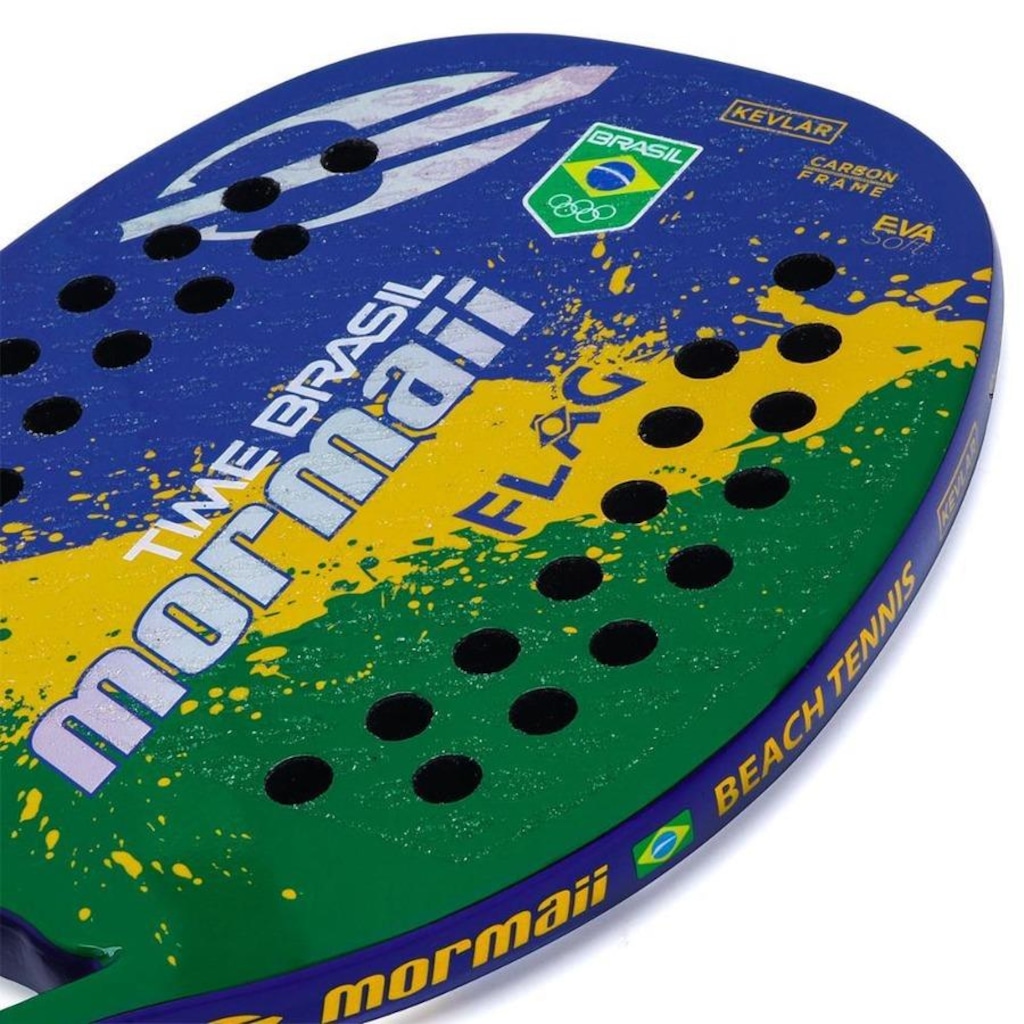 Imagem 2 do produto Raquete de Beach Tennis Mormaii Time Brasil 20Mm