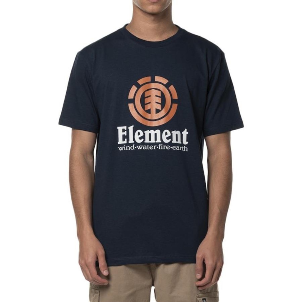 Camiseta Element Vertical Color - Masculina