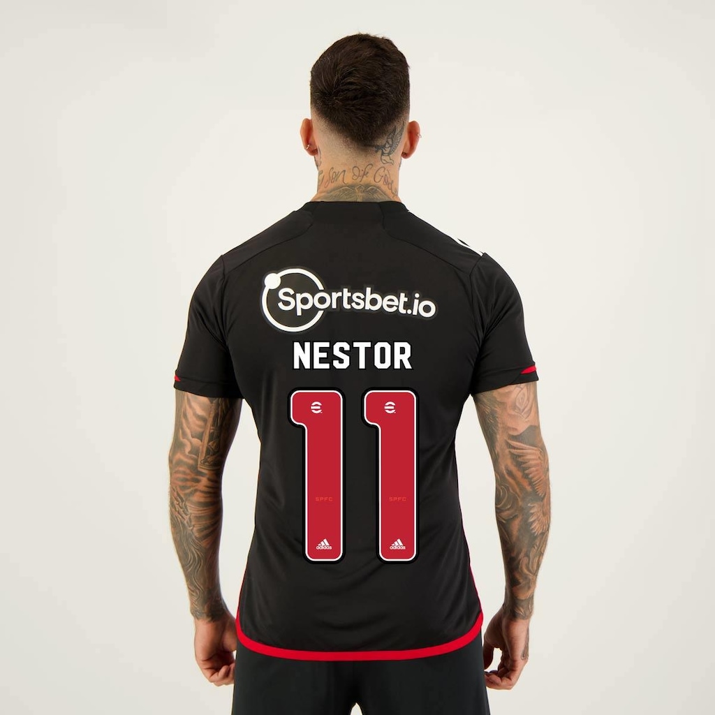 Camisa do São Paulo Iii 2023 11 Nestor adidas - Masculina - Foto 1