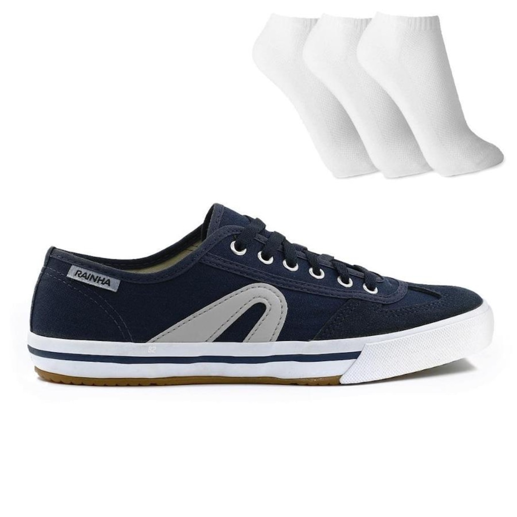 Tênis Rainha Vl 2500 + 3 Pares de Meias - Masculino