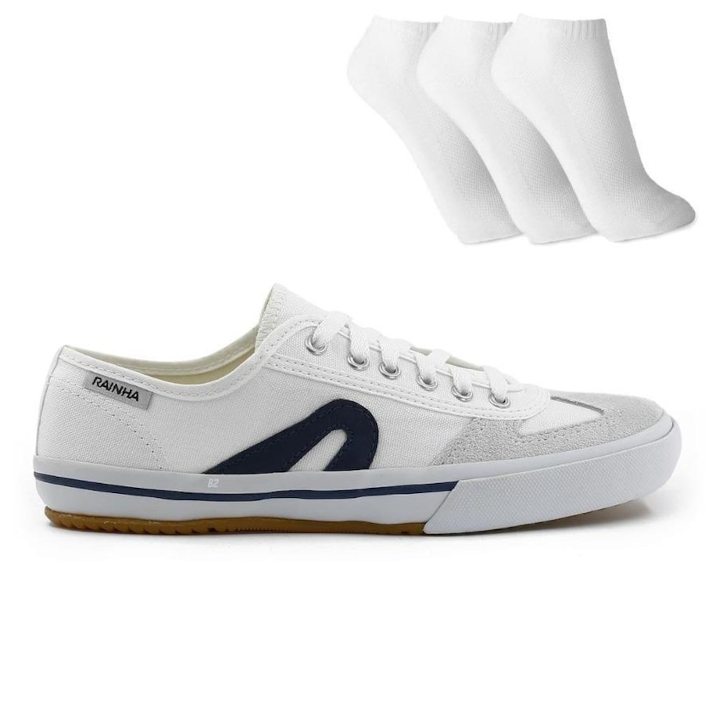 Tênis Rainha Vl 2500 + 3 Pares de Meias - Masculino