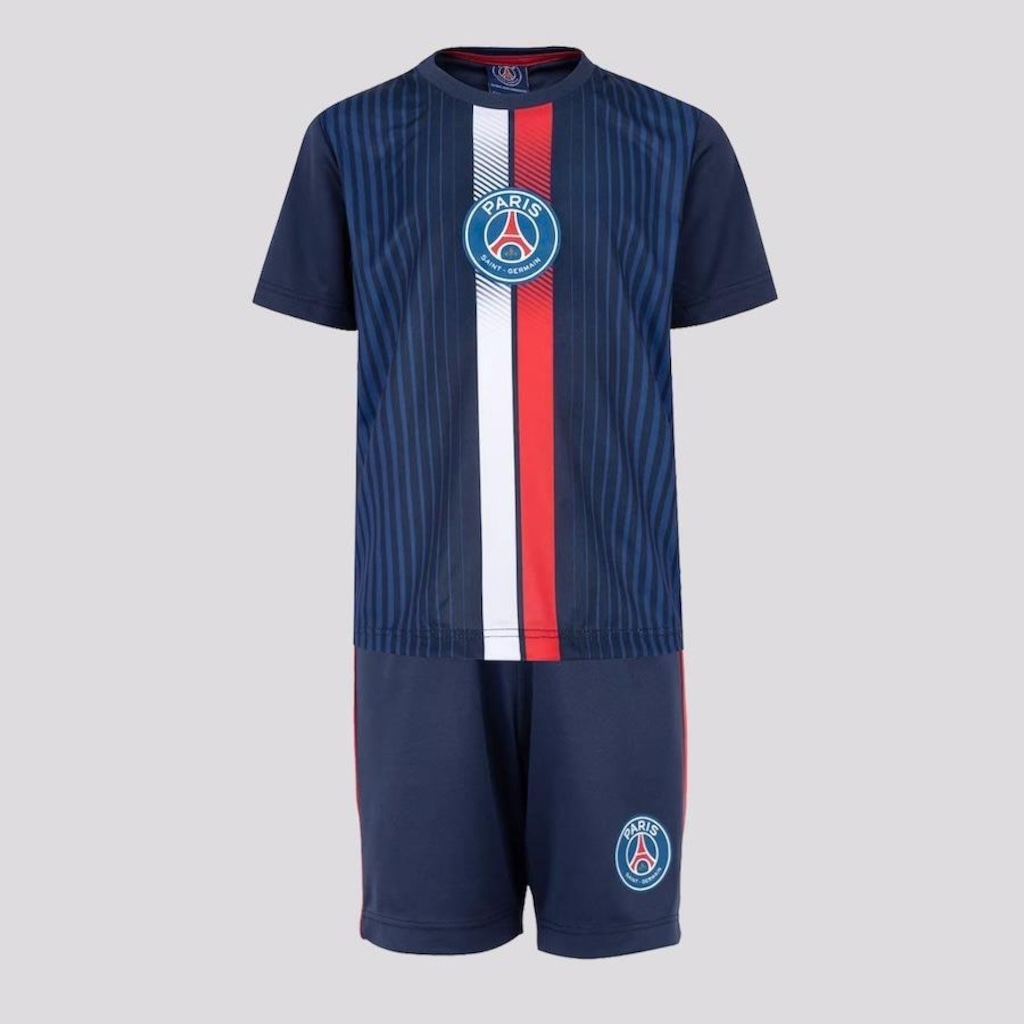Kit Uniforme Psg Mini Craque - Infantil