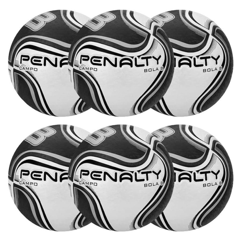 Kit de Bolas de Futebol de Campo Penalty 8 X - 6 Unidades