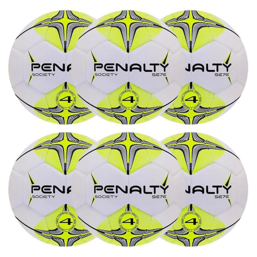 Kit de Bolas de Society Penalty Se7E N4 X - 6 Unidades
